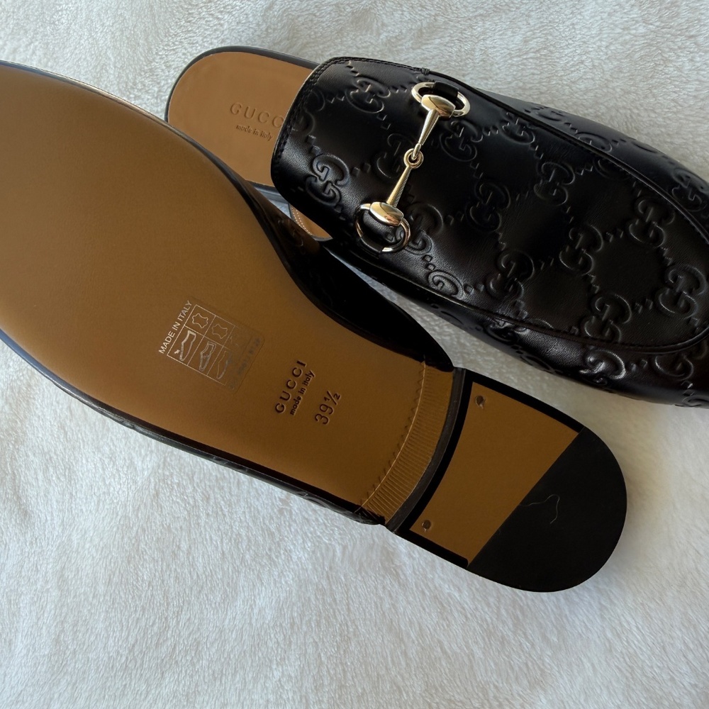 NEW GUCCI Princetown Mules SIZE 39.5 Fit For 9.5 US Slippers Loafers - Picture 5 of 5